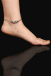 Flat Metal Beads Anklets
