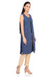 Indigo Straight Cotton Jacket image number 2