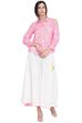 Pink Viscose Indie Top image number 5