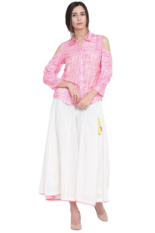 Pink Viscose Indie Top image number 5