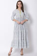 Grey Cotton Dress image number 0