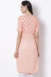 Peach Viscose Straight Kurta image number 5