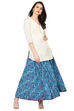 Blue Cotton Skirt image number 1