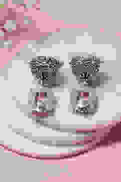 Light Brown Alloy Studs image number 2