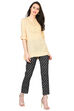 Beige Straight Modal Indie Top image number 5