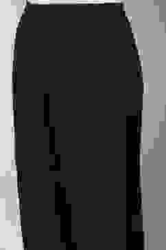 Black Viscose Blend Yarn Dyed Straight Festive Suit Set image number 2