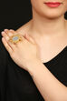 Golden Ring With Mirror image number 0