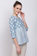 Grey Viscose Indie Top image number 3