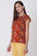 Rust Viscose Top image number 2