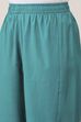 Green Viscose Polyester Straight Suit Sets image number 2