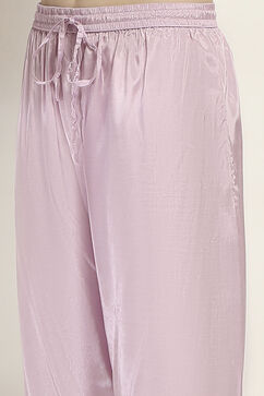 Mauve Cotton Straight Set image number 2