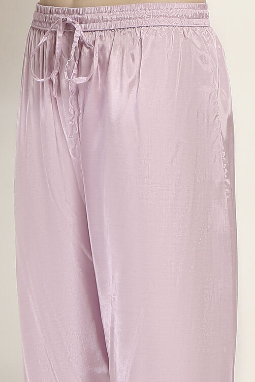 Mauve Cotton Straight Set image number 2