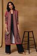 Maroon Polyester Regular Printed Cape image number 0