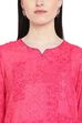 Pink Viscose Straight Kurta image number 1