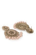 Pink Metal Brass Earring image number 2