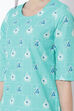 Mint Green Cotton Straight Kurta image number 1