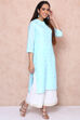 Aqua Art Silk Straight Kurta image number 1