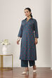 Green Cotton Kurta Pants Set image number 3