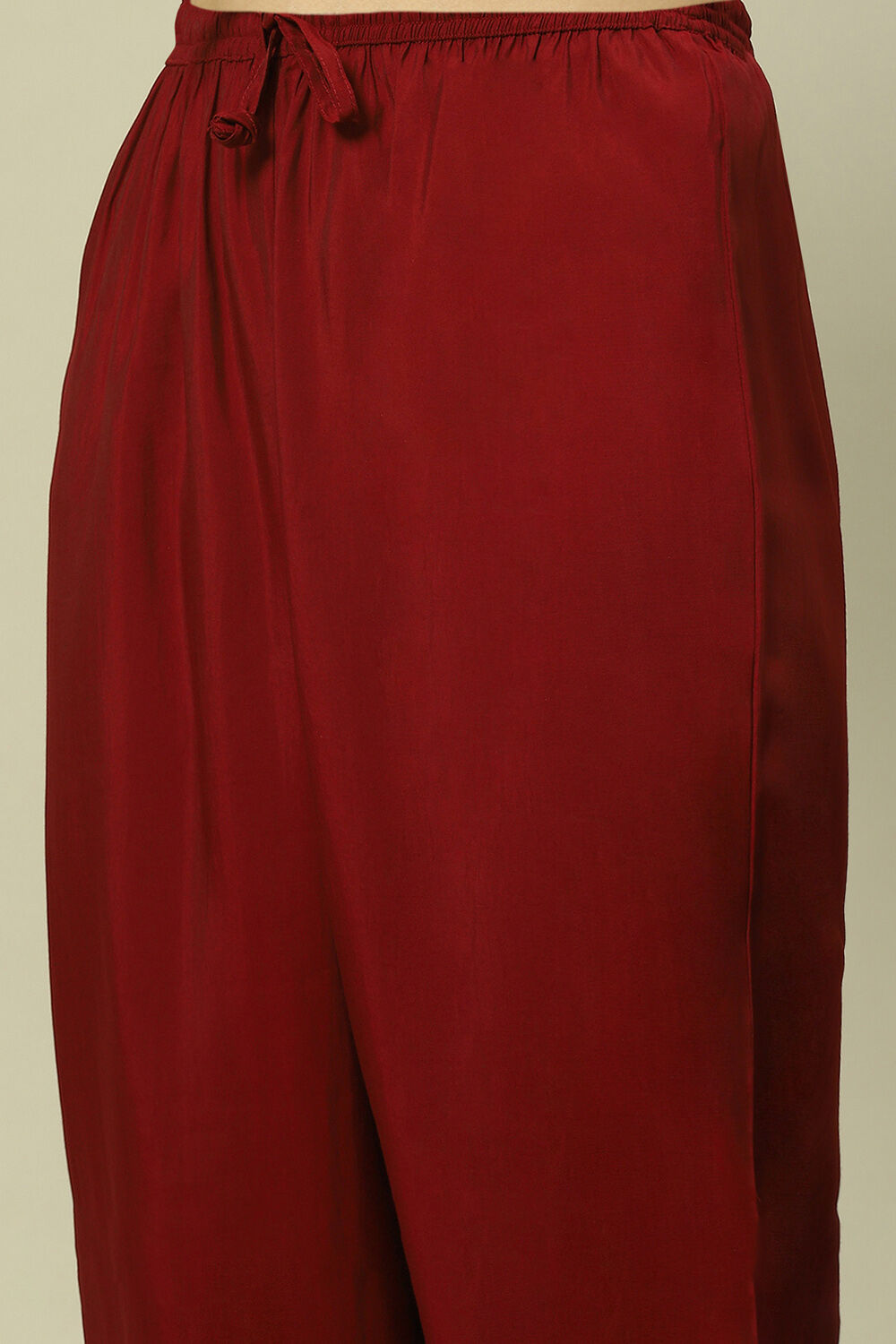 Navy Blue LIVA Straight Printed Kurta Palazzo Suit Set image number 6