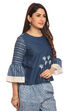Indigo Short top Cotton Indie Top image number 2