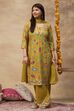 Fuschia Viscose Rayon Straight Printed  image number 0