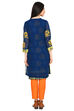 Indigo Straight Viscose Indie Top image number 3