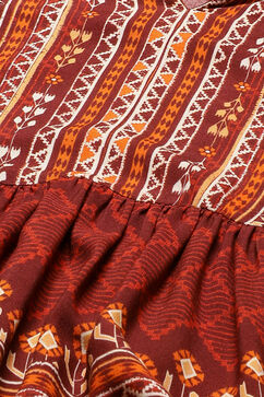 Mustard Viscose Rayon Short Top image number 1