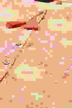 Peach Viscose Straight Printed Kurta image number 1