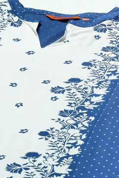 Blue LIVA Straight Dress image number 1