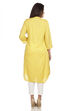 Pink Straight Viscose Kurta image number 4