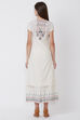 Ecru Cotton And Flex Straight Kurta image number 4