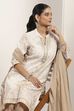 White Rayon Straight Suit Sets image number 7