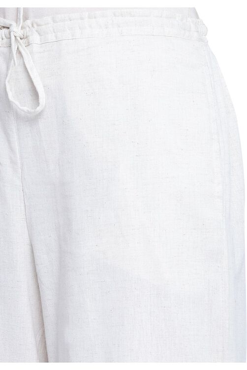 Rangriti Ivory Cotton Flex Palazzo image number 1