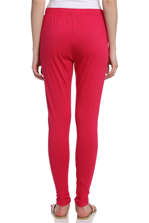Pink Cotton Leggings image number 4