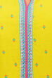Lime Cotton Straight Kurta image number 4