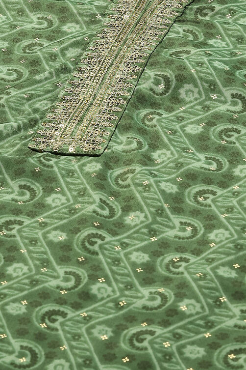 Pink Viscose Straight Printed Kurta image number 1