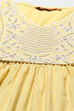 Yellow Rayon Slub Straight Dress image number 1