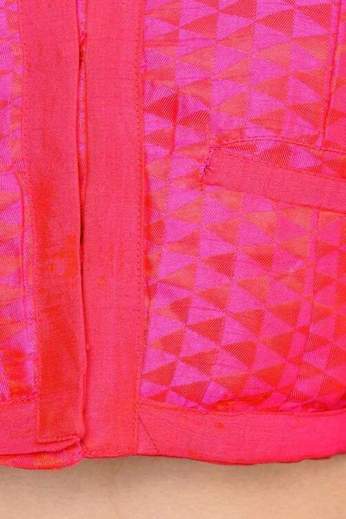 Pink Polyester Jacket image number 7