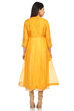 Red Kalidar Poly Cotton Kurta image number 5