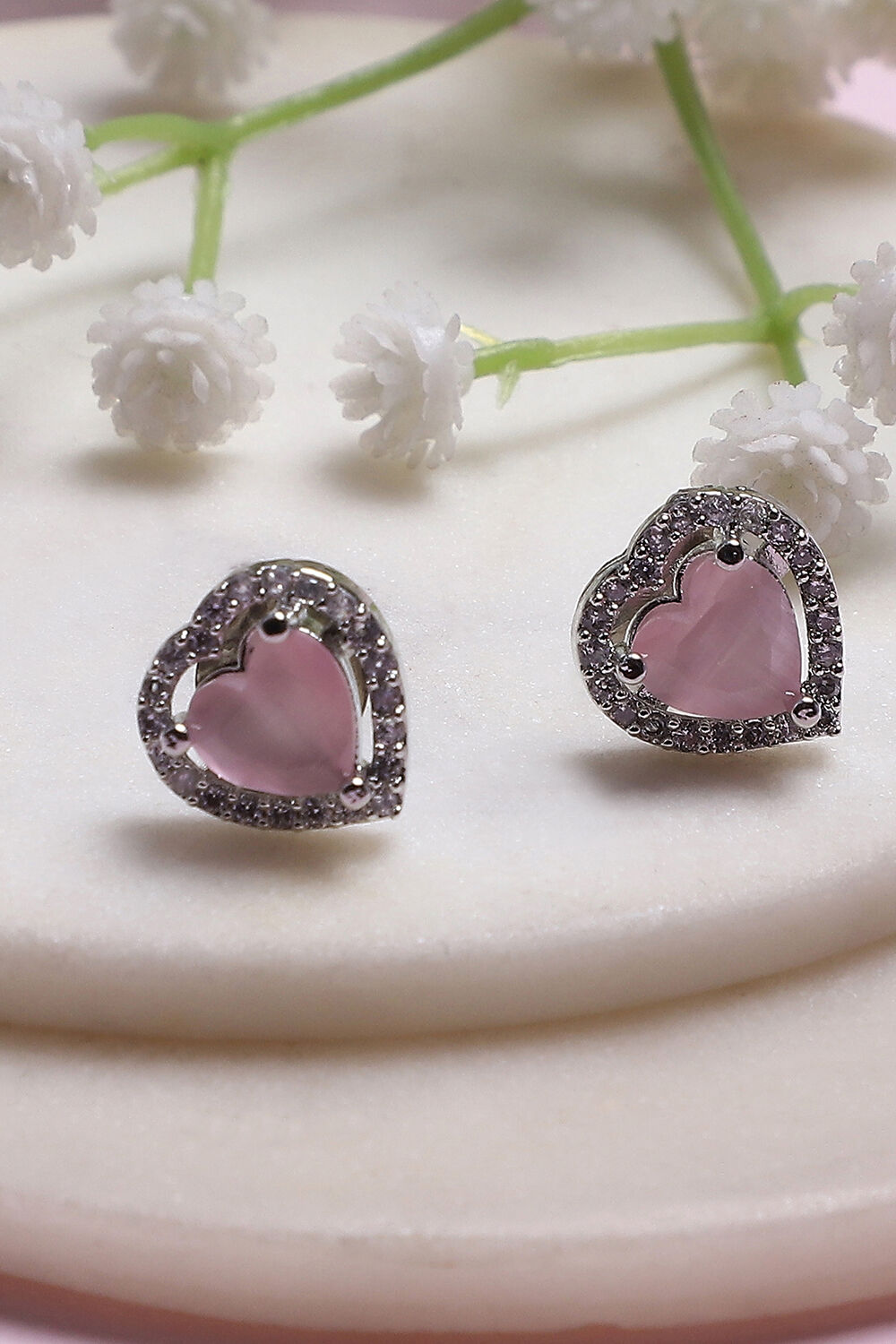 Light Pink Alloy Studs image number 0