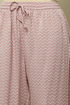 Lavender Printed  Kurta & Pants Suit Set image number 2