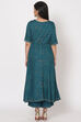 Green Viscose Rayon A Line Kurta image number 6