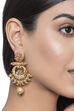 Pink Metal Brass Earring image number 1