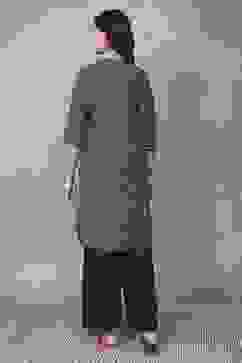 Green Viscose Polyester Viscose Rayon Kurta Pants Set image number 4