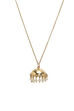 Golden Metal Brass Necklace
