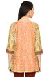 Orange Straight Polyester Indie Top image number 5