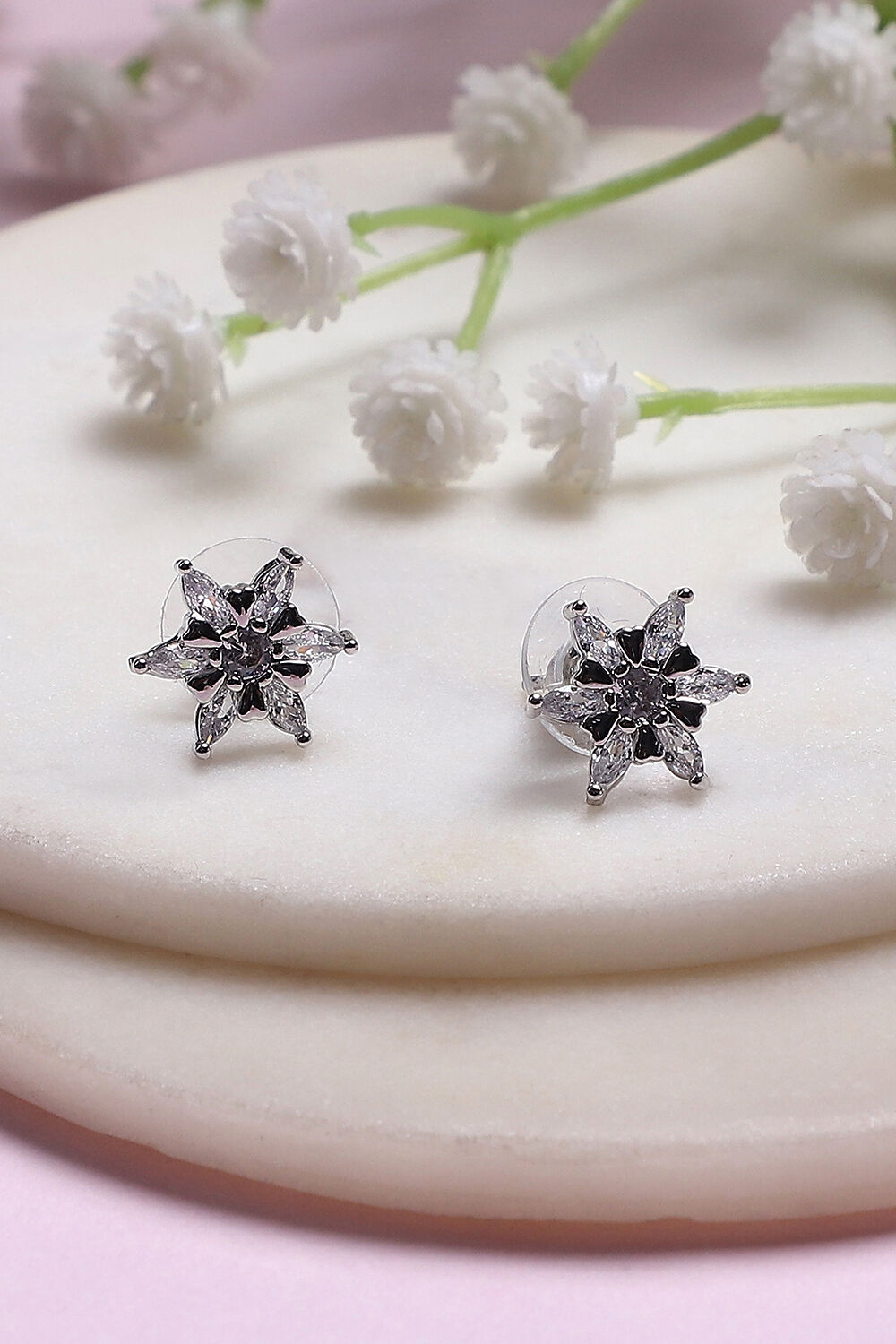White Alloy Studs image number 0