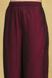 Deep Green Polyester Blend Embroidered A-Line Suit Set image number 2