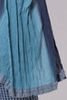 Aqua and Dark Blue Cotton Dupatta image number 2