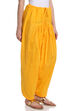 Off White Cotton Fusion Pants image number 3